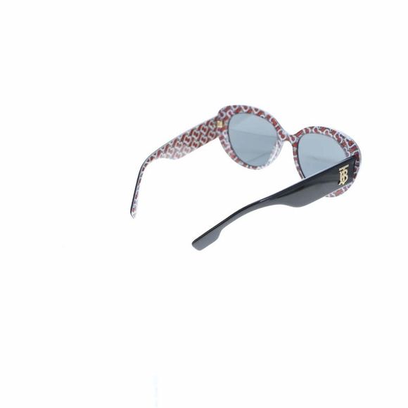 BURBERRY Sunglasses Non-Polarized BE 4298 382287 Black On Print Tb Red NEW - Picture 5 of 6
